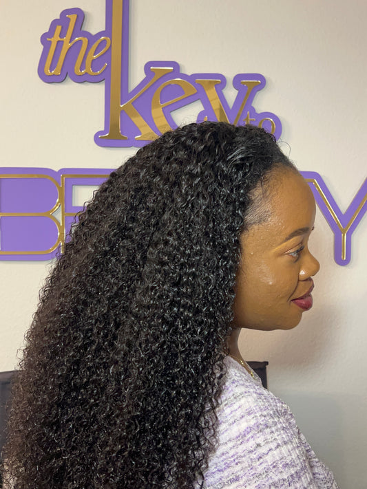 Tightly Curly Half Wig